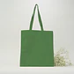 Bolsa de algodón verde 170 gr 42x38 cm personalizada - Miniatura 1