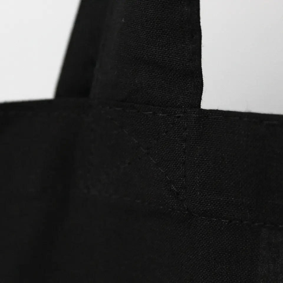 Bolsa de algodón negro 40x60 (cm) 2