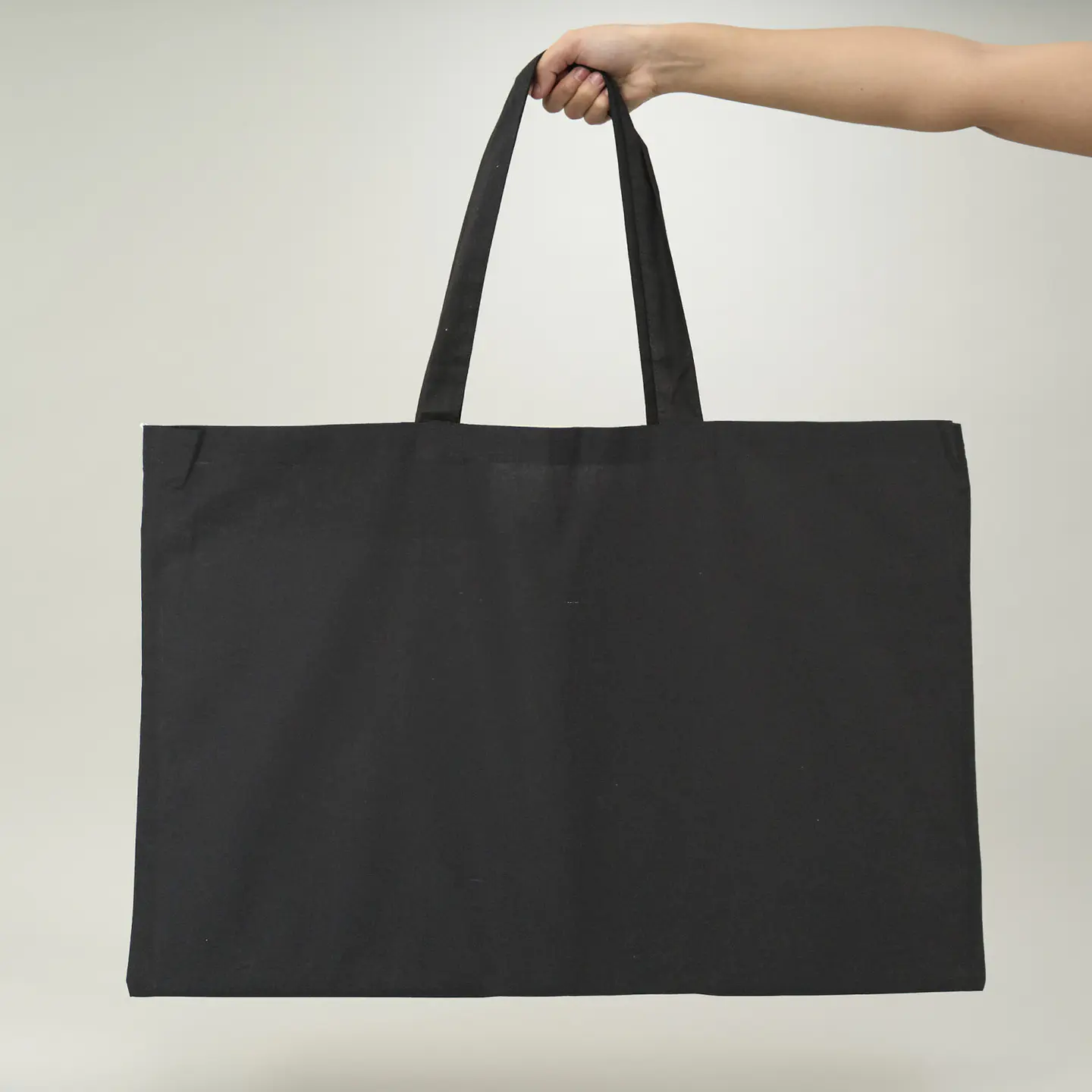 Bolsa de algodón negro 40x60 (cm) 3