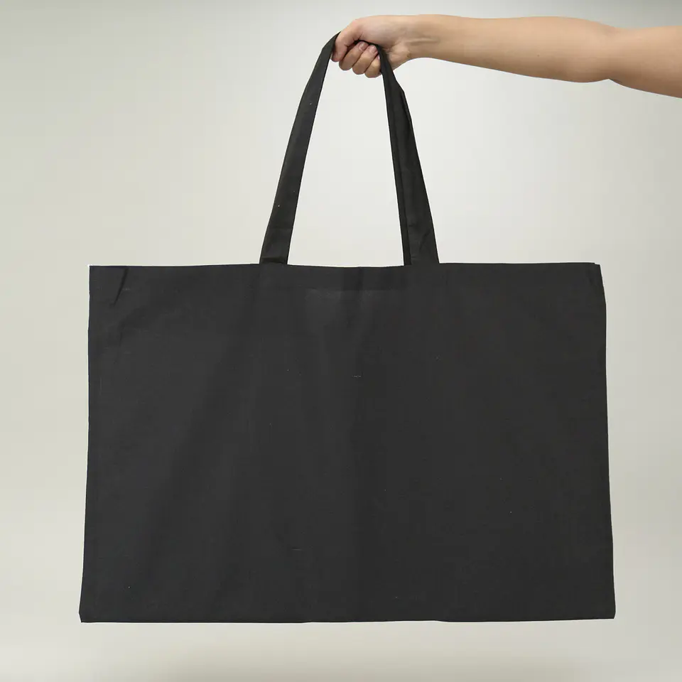 Bolsa de algodón negro 40x60 (cm) 3