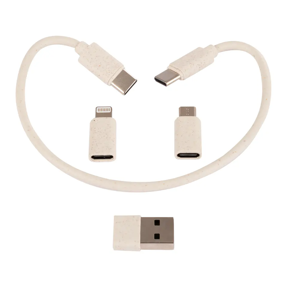 Connect Multicargador 6 en 1 de Bamboo y Trigo 3