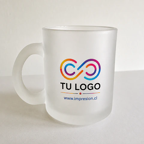 Tazón de vidrio empavonado personalizado
