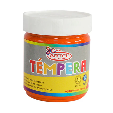 Tempera 100ml Artel Naranjo