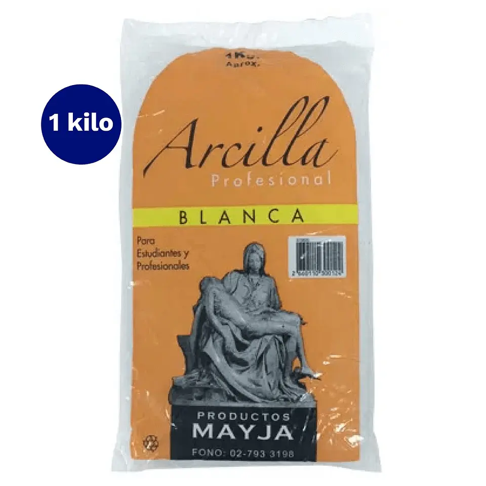 Arcilla Blanca Maija 1 Kilo 1