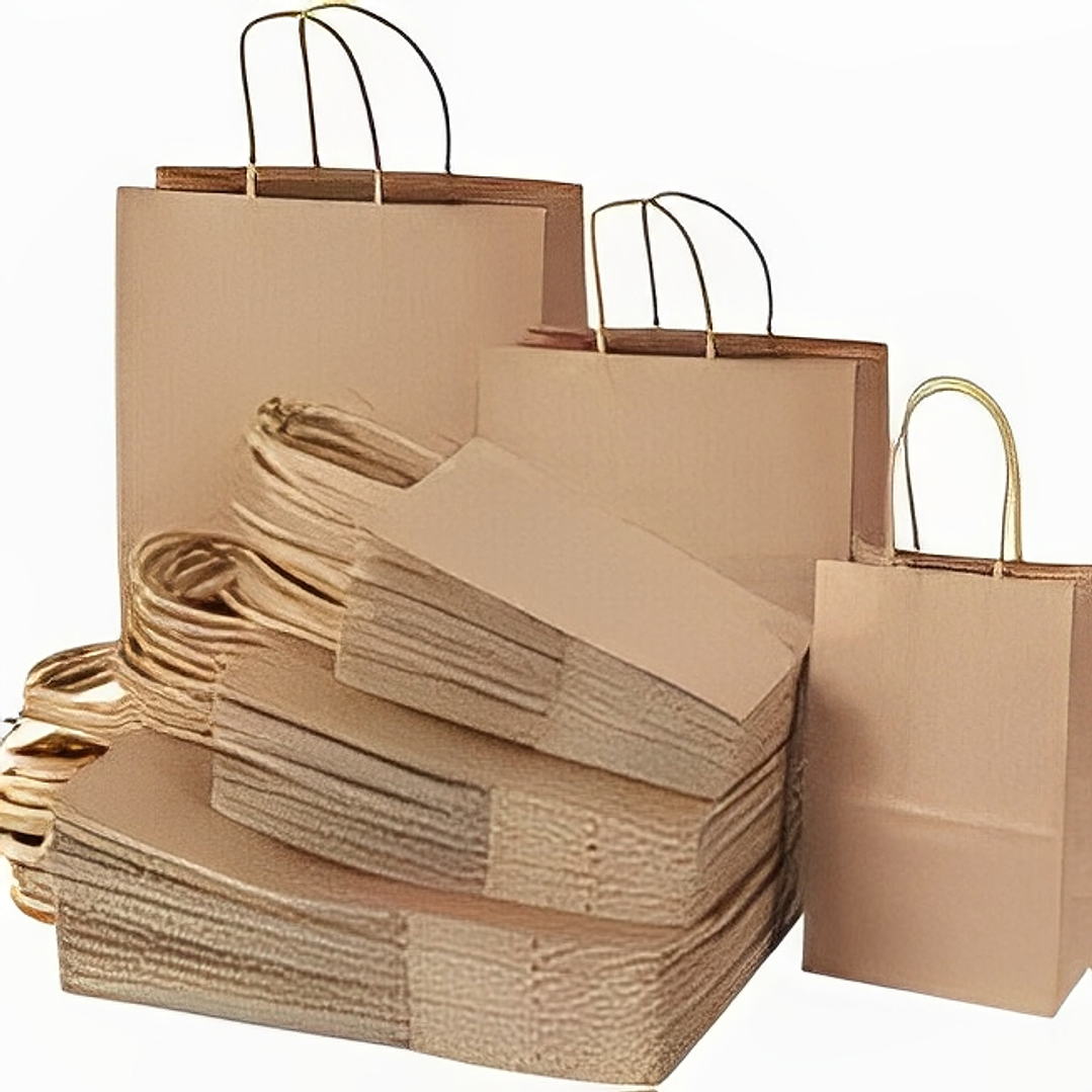 Bolsa Papel Kraft 20x14x8cm 4