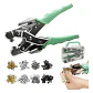 Kit Remachadora Perforadora Ojetillos para encuadernación y manualidades - Miniatura 2