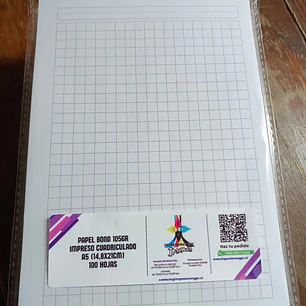 Papel Bond 105gr A5 Impreso (100 hojas)