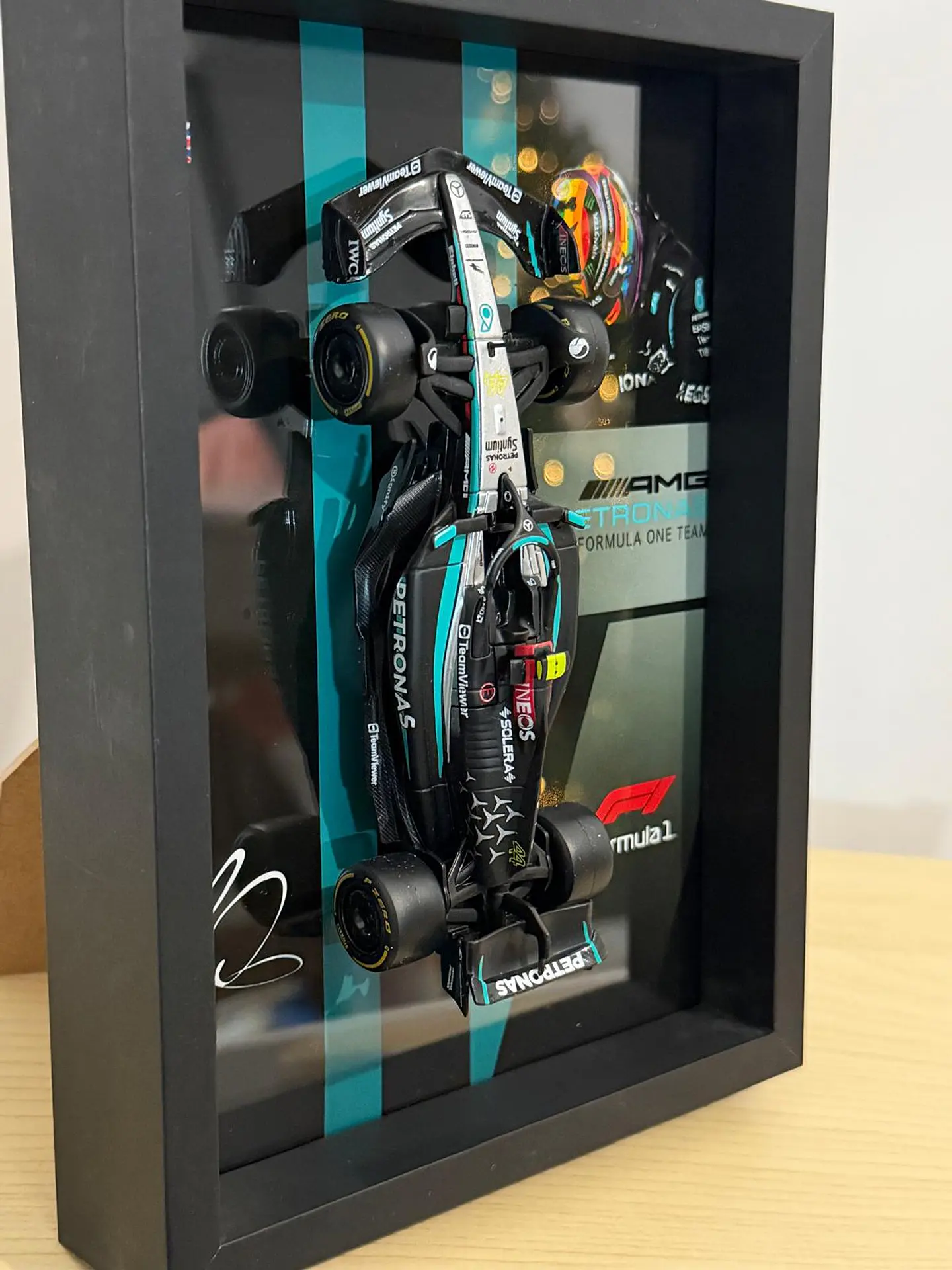 Cuadro 3D F1 Lewis Hamilton W15 5