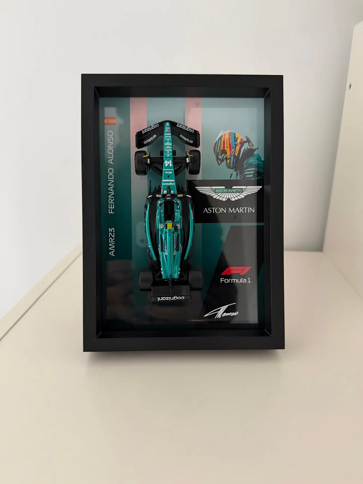 Cuadro 3D F1 Aston Martin  - Fernando Alonso 4