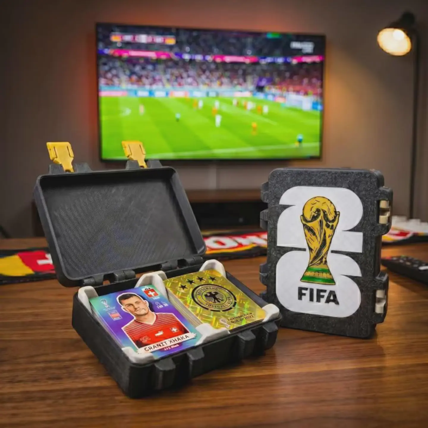 Caja de almacenamiento de pegatinas del Mundial 2026 2