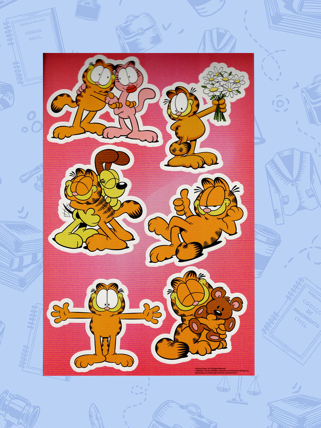 STICKERS GARFIELD  3