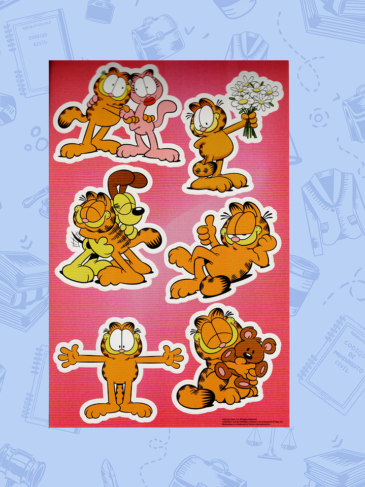 STICKERS GARFIELD  3