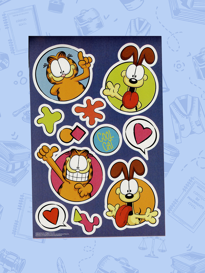 STICKERS GARFIELD  4