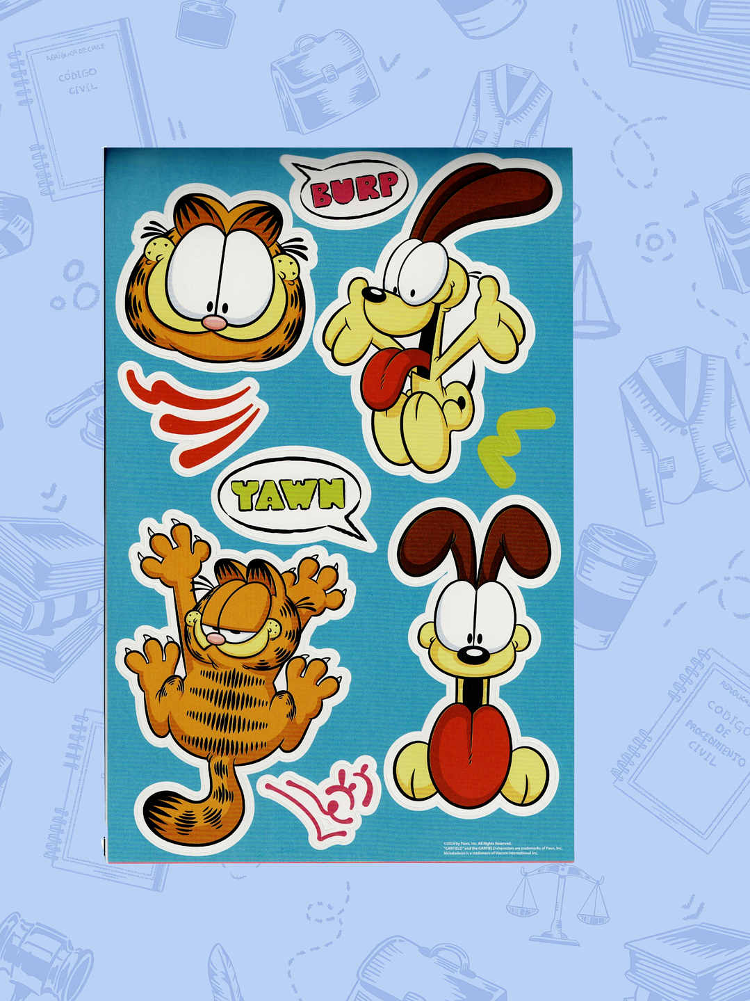STICKERS GARFIELD  5