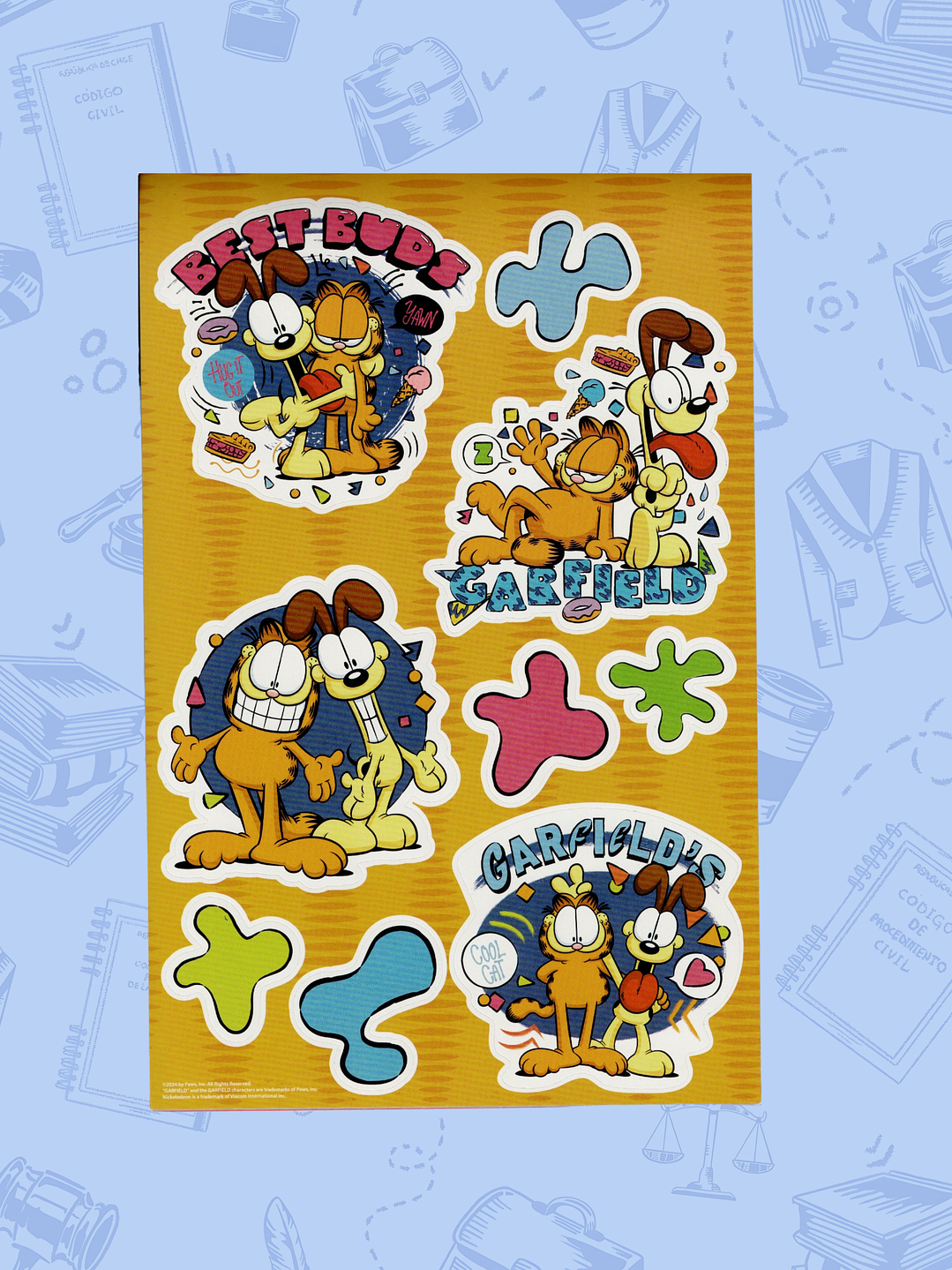 STICKERS GARFIELD  6