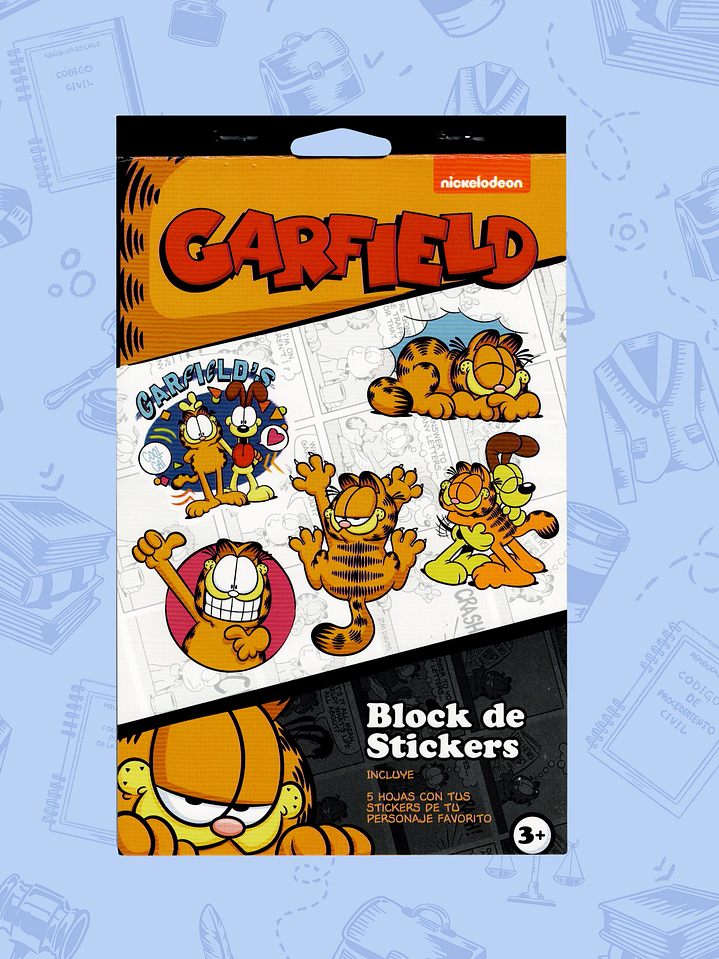 STICKERS GARFIELD  1