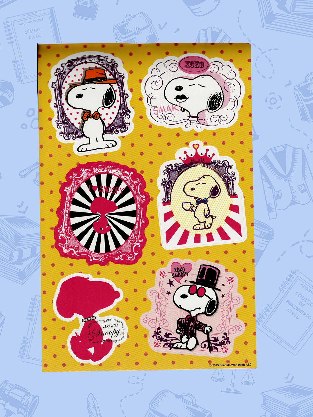 STICKERS SNOOPY - LOVE 5