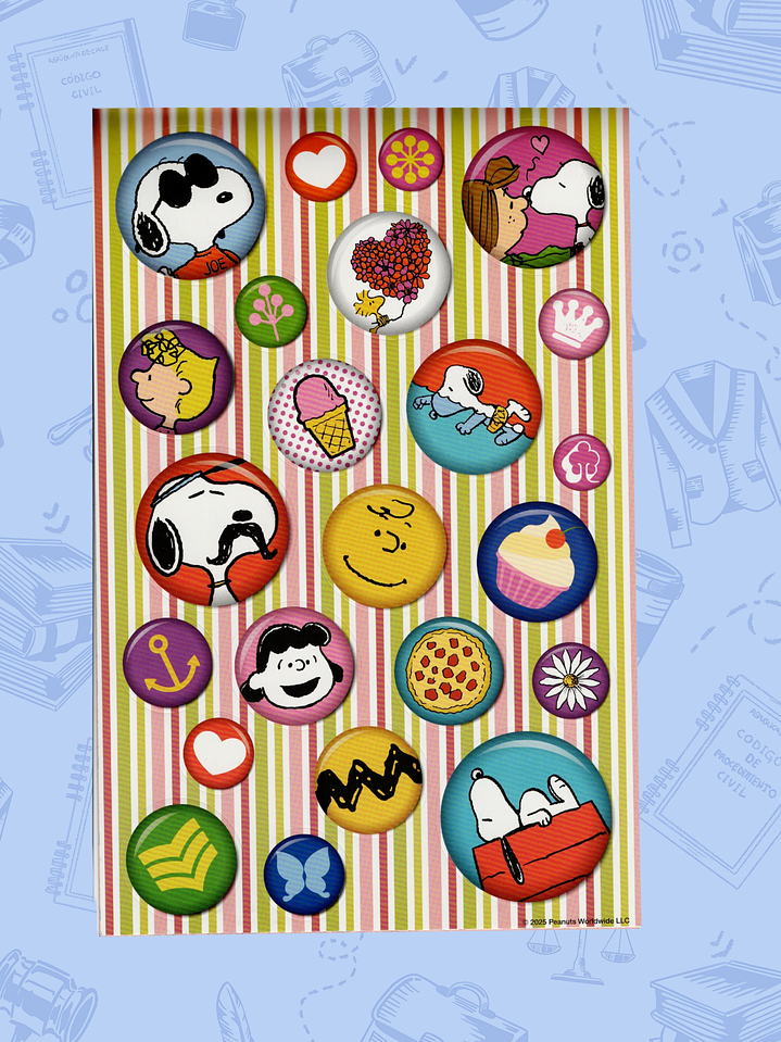 STICKERS SNOOPY - LOVE 6