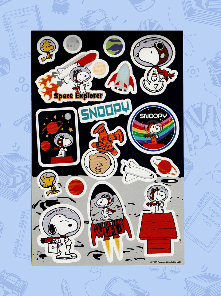 STICKERS SNOOPY - VINTAGE 6