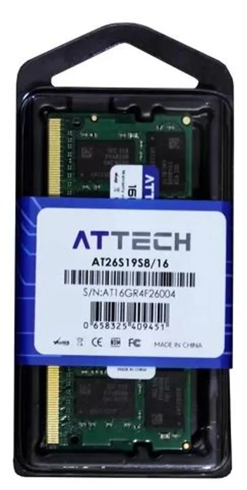 Memoria Ram Portátil Attech  4gb ddr4  1