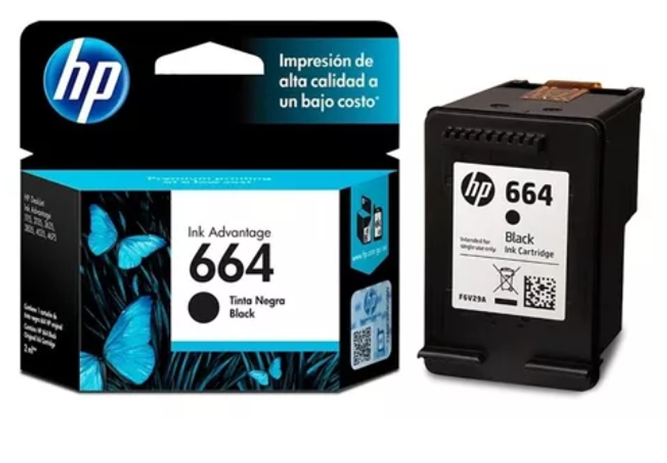 Cartucho 664 negro hp 1