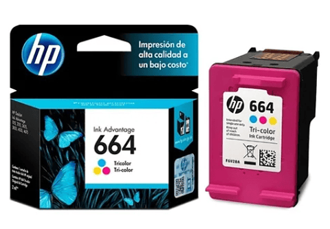Cartucho 664 color hp