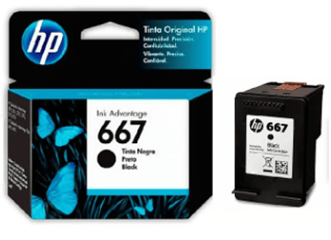 cartucho 667 negro hp