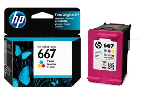 cartucho 667 color hp