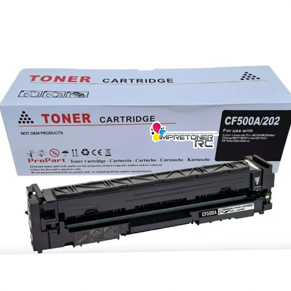 toner generico 202a impresora laser hp 1