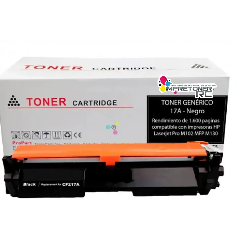 toner generico 17a impresora laser hp 1
