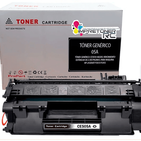 toner generico 05a impresora laser hp
