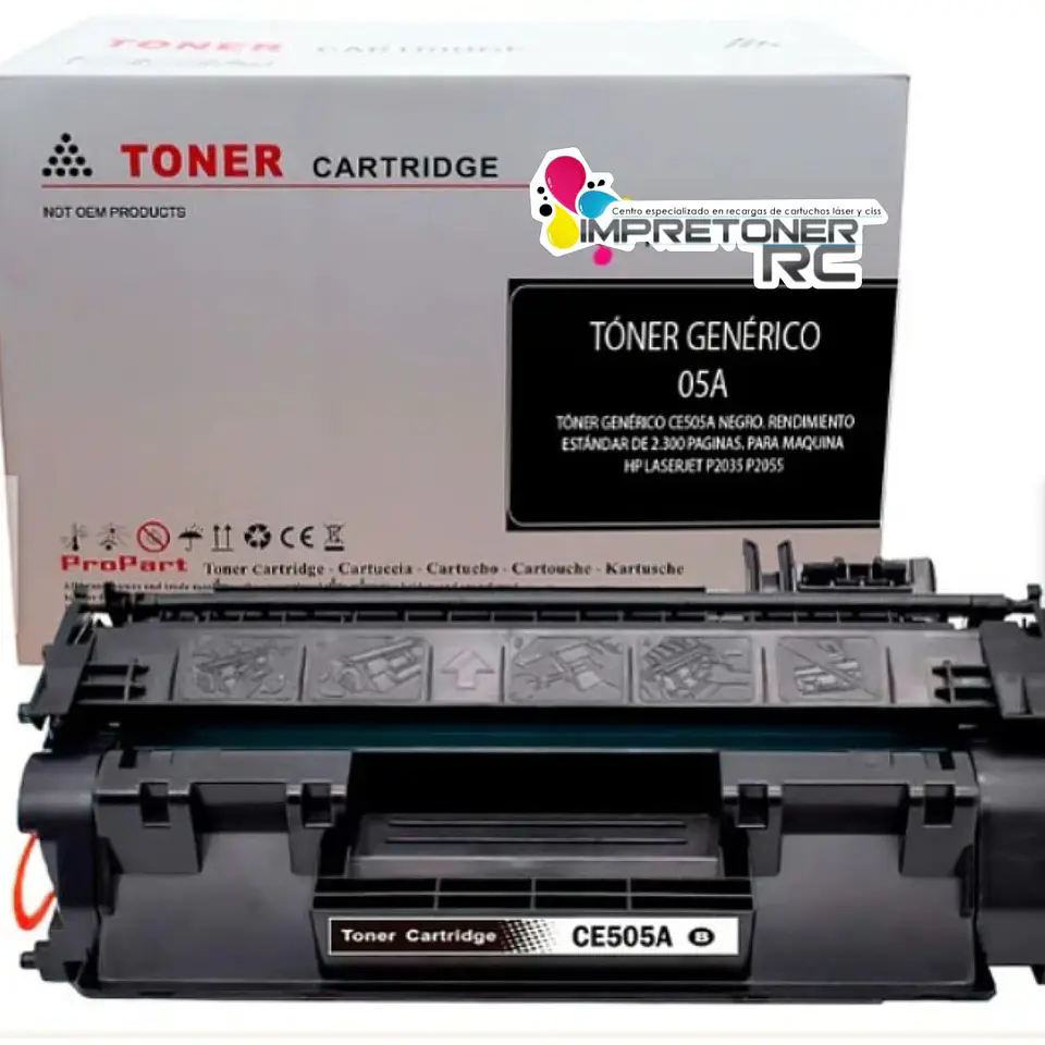 toner generico 05a impresora laser hp 1