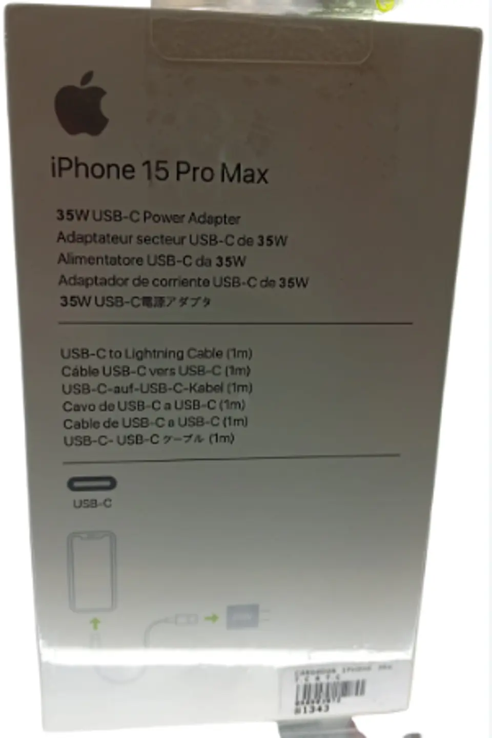 Cargador iphone 15pro max tipo c a tipo c  2