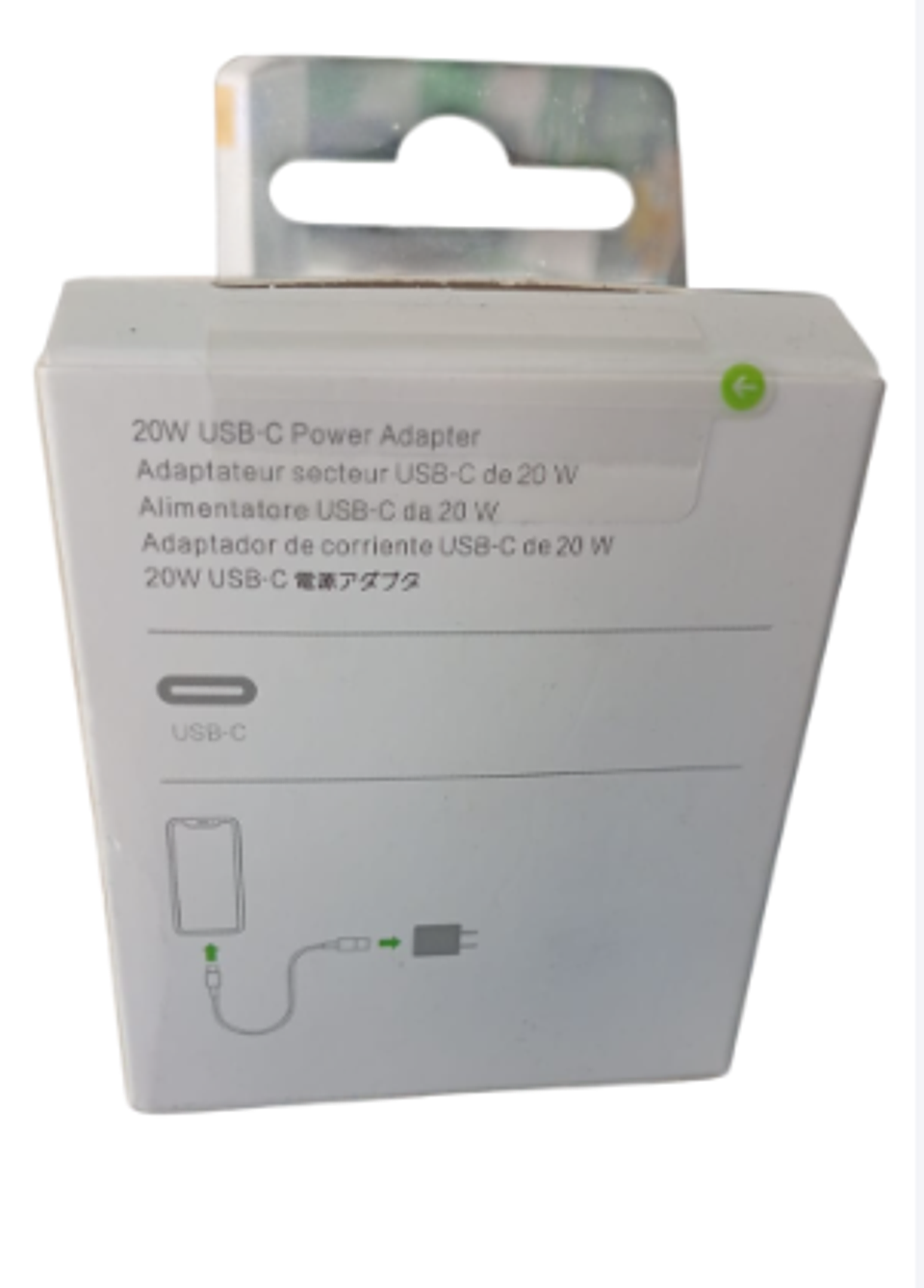 Cabezote cargador iphone conector tipo c 2