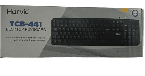 Teclado alambrico harvic  tcb-441