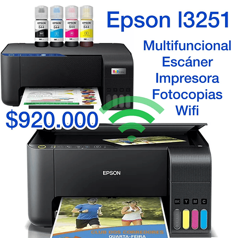Impresora epson l3251 nueva,multifuncional,escaner,impresora,wifi,garantia 1 año