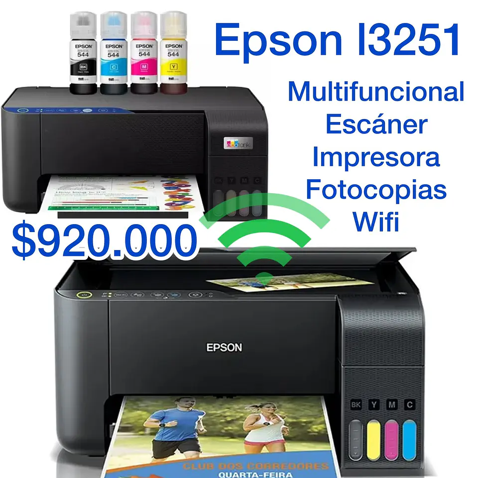 Impresora epson l3251 nueva,multifuncional,escaner,impresora,wifi,garantia 1 año 1
