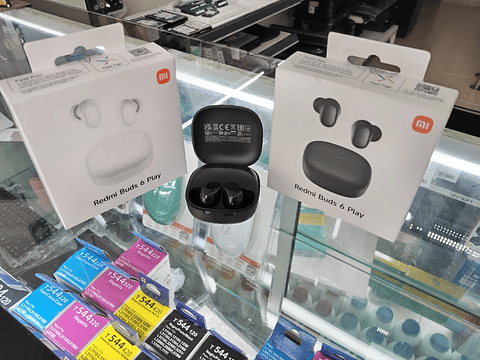 Audifonos inalambricos originales redmi buds 6 play,bateria larga duracion 7 dias