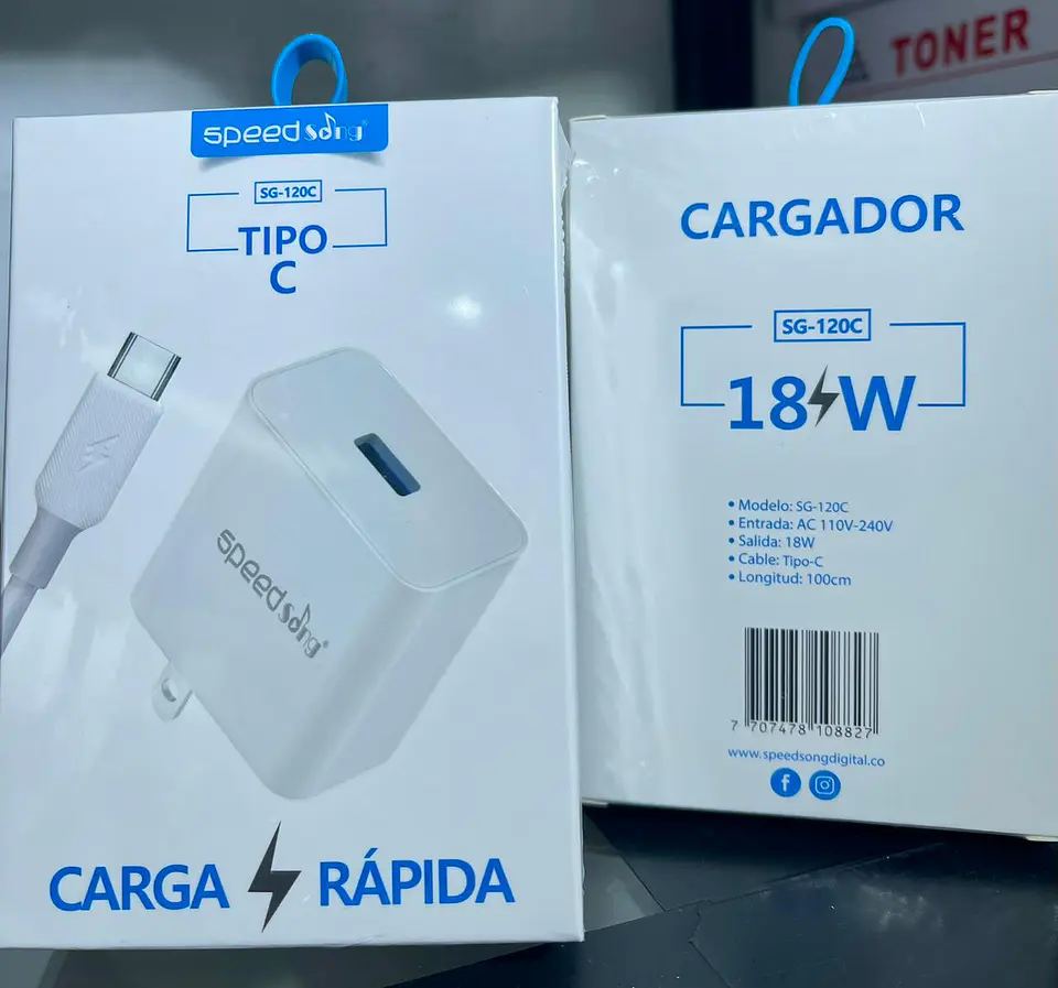 Cargador USB 18W Tipo C SG-120C 1