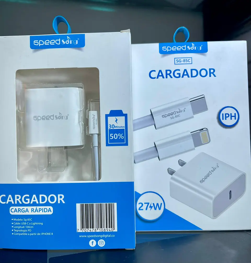 Cargador Carga Rapida Iphone 25W SG-85C 1