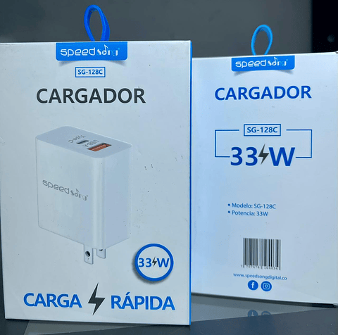  Cargador USB Carga Rapida 33W SG-128C