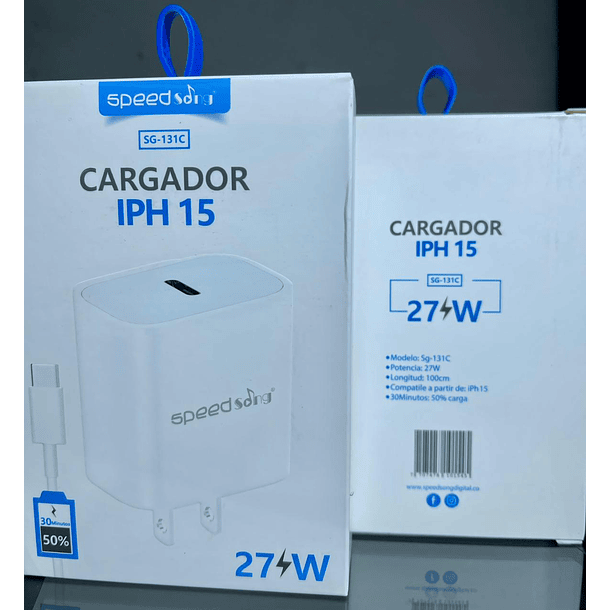 Cargador 27W IPH 15 SG-131C