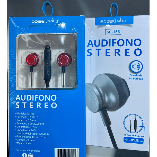 Audifono Stereo SG-166