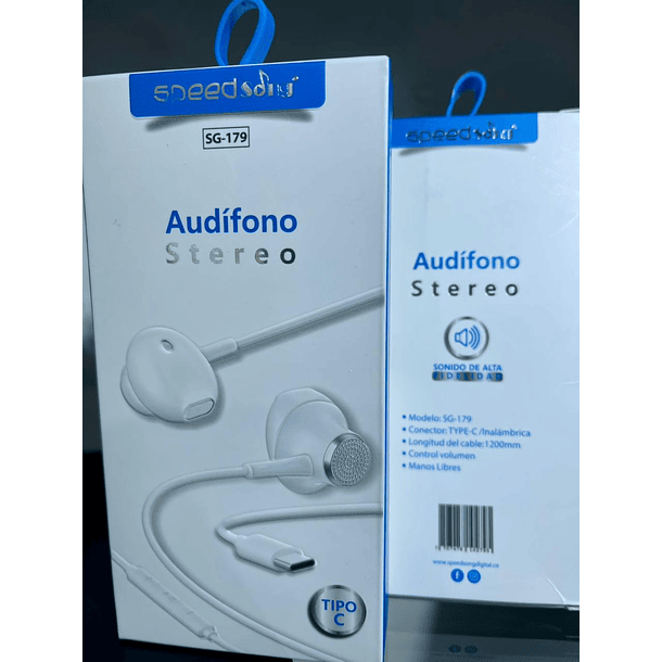 Audifono Stereo Tipo C SG-179