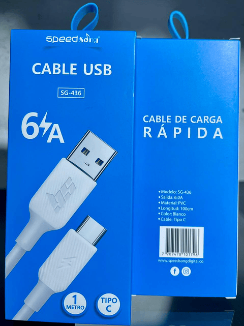  Cable USB Tipo C SG-436