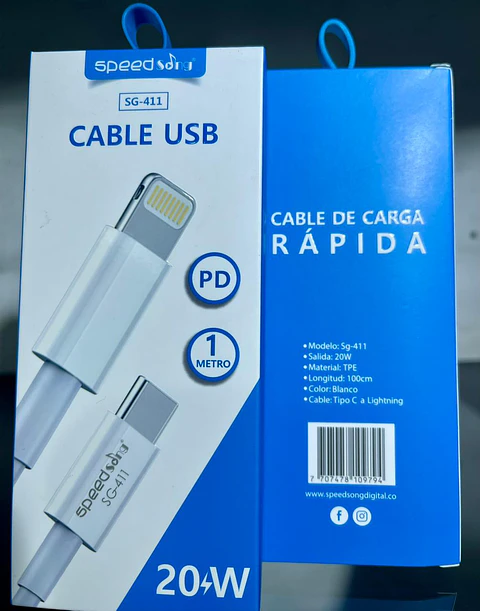 Cable USB Tipo PD 20W SG-411