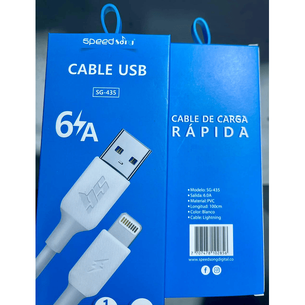 Cable USB I6 1m SG-435