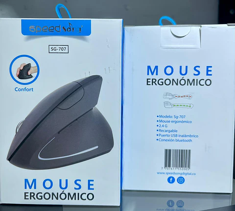 Mouse Inalambrico Ergonomico 2.4 SG-707