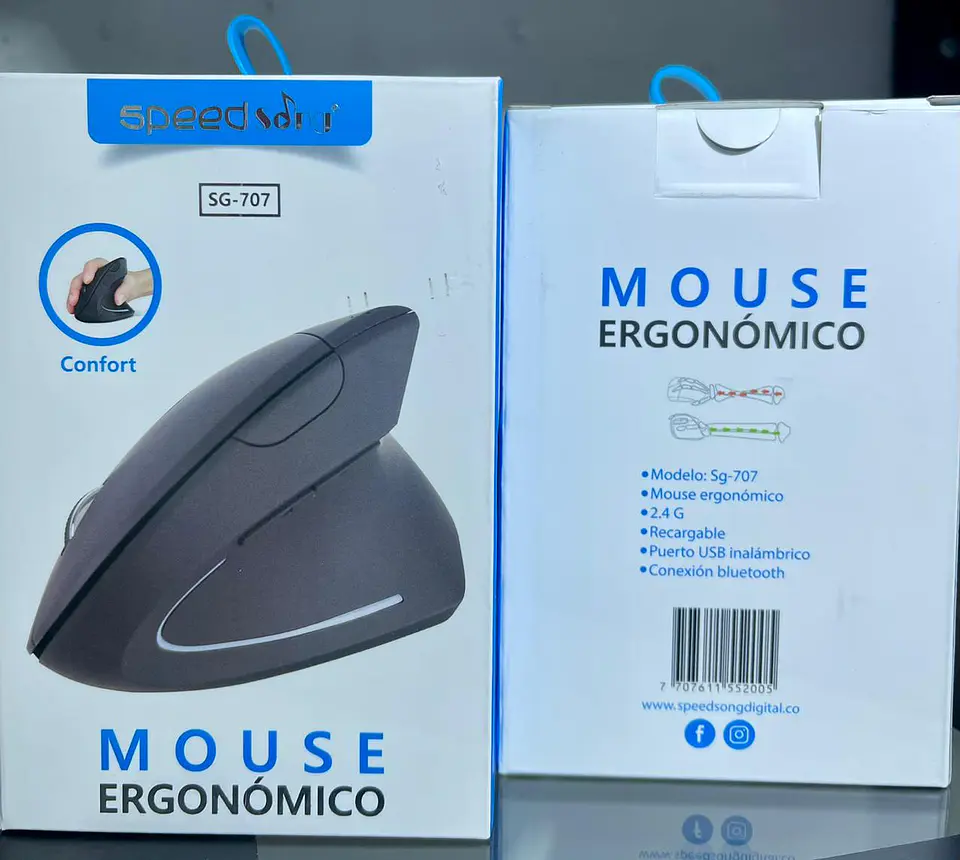 Mouse Inalambrico Ergonomico 2.4 SG-707 1