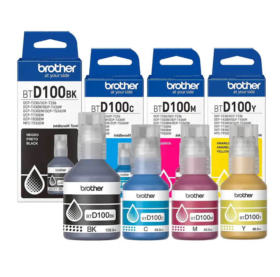 tinta brother original referencia btd combo x4 1